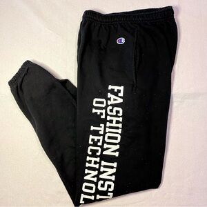 Champion Fashion Institute of Technology Jogger Style Sweatpants Size Small